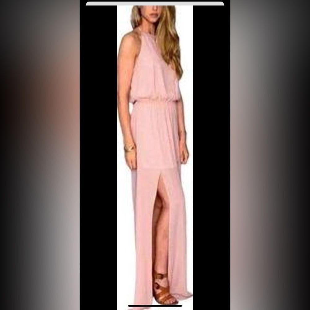 Show me your mumu xxsmall pink maxi dress
